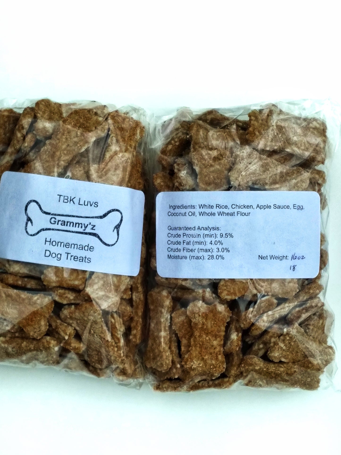 Homemade Dog Treats 16oz